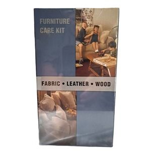 Stainsafe Leather Master Furniture Care Kit  Fabric, Leather & Wood. NEW SEALED